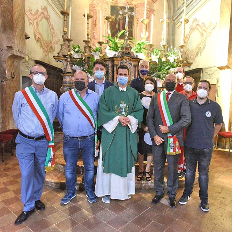 L'abbraccio di Pontestura al nuovo parroco don Francesco Garis